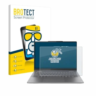 Afbeelding van BROTECT Screenprotector voor Lenovo Yoga 7i 2 in 1 Gen 10 14&quot; Folie Beschermfolie Beschermglas matte