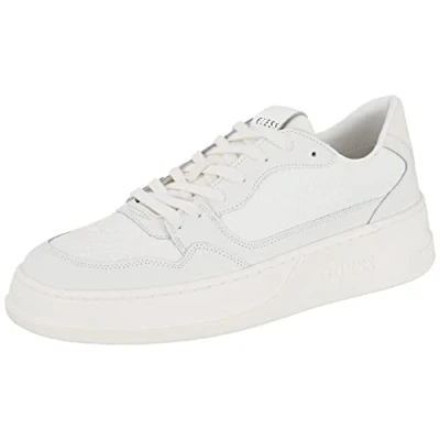 Afbeelding van Guess Ciano Sneakers laag, Heren, Maat: 45, White Leer en imitatieleer