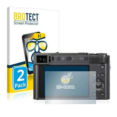 Afbeelding van BROTECT Screenprotector voor Panasonic Lumix DC TZ200 Folie Beschermfolie transparant (2 Stuks)