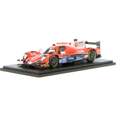 Afbeelding van De 1:43 Diecast modelauto van Oreca 07 Gibson CEFC Manor TRS Racing #25 24H LeMans in 2017. chauffeurs waren R. Gonzalez jr / S. Trummer en V. Petrov. fabrikant het schaalmodel is Spark.