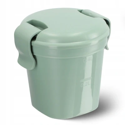 Afbeelding van KETER Mug 0,4 l Smart Eco Line 100% gerecycled en recyclebaar luchtdicht, ergonomisch zeer robuust om de versheid van je levensmiddelen te behouden groen