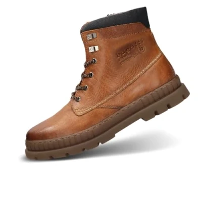 Afbeelding van Bugatti Pallario Veterschoenen bruin Leer Heren Maat 46