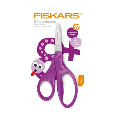 Afbeelding van Fiskars Universele Kinderschaar Paars 15cm Vanaf 8 jaar