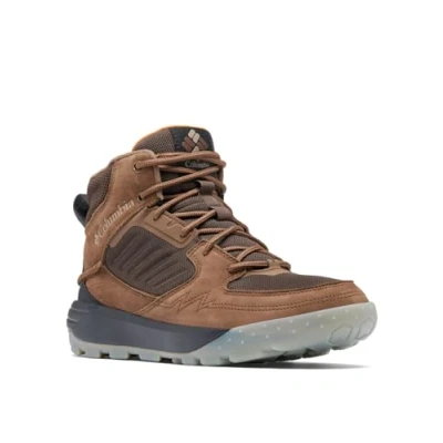 Afbeelding van Columbia Portlander Outdoorschoenen, Heren, Maat: 40.5, Bark/desert sun Leer en textiel