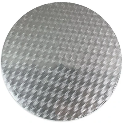 Afbeelding van PME CBR845 Ronde taartplaat 30 cm, 11 mm dik, kunststof, zilver, x 1,1 cm