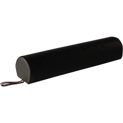 Afbeelding van ZenGrowth Knierol 66x15x13cm, 3/4 rond, Zwart, PU Leer