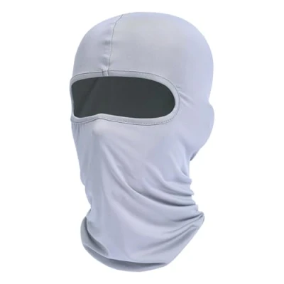 Afbeelding van Fuinloth Bivakmuts Gezichtsmasker, Zomer Koel Nek Gaiter, UV Beschermende de Skisjaal van Motorfiets Beschermer voor Mannen/Vrouwen Lichtgrijs