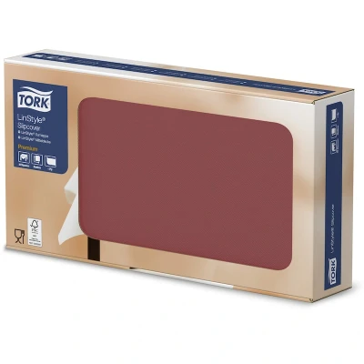 Afbeelding van Tork LinStyle Napperon Burgundy 474746