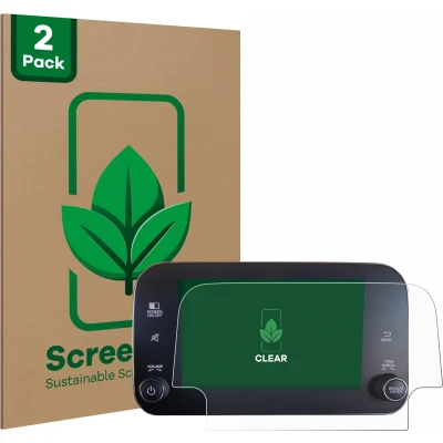 Afbeelding van ScreenLeaf Screenprotector voor Fiat Tipo 2016 2019 Uconnet 7&quot; Duurzame schermbescherming Folie Beschermfolie transparant (2 Stuks)
