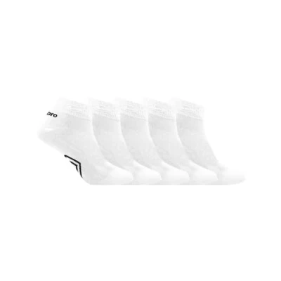 Afbeelding van Umbro Herensokken 5 stuks lage herensokken, antislip, wit, zwart, maat 39/42, B, 39 42 EU