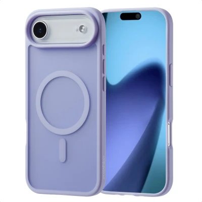 Afbeelding van Apple iPhone 17 Air MagSafe Hoesje Kunststof imoshion Hardcase/Backcover Lila Telefoonhoesje