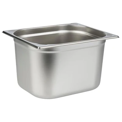Afbeelding van APS 81208 GN container 1/2, gastronorm roestvrij staal/afmetingen 265 x 325 mm/hoogte 200 mm/volume 11,65 liter