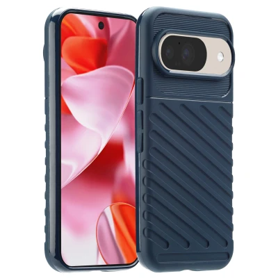 Afbeelding van Google Pixel 10 Hoesje Siliconen en TPU (zacht) imoshion Softcase/Backcover Donkerblauw Telefoonhoesje Shockproof/Valbescherming