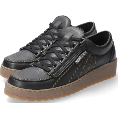 Afbeelding van Mephisto Rainbow heren veterschoen zwart maat 38 (EU) 5 (UK)