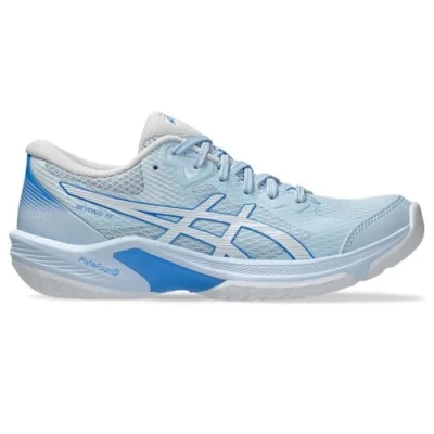Afbeelding van Asics Beyond FF Volleybalschoenen, Dames, Maat: 42.5, Light blue/white Textiel/ synthetisch