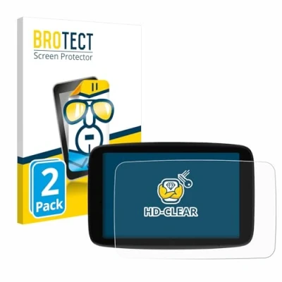Afbeelding van BROTECT Screenprotector voor TomTom GO Superior 7&quot; Folie Beschermfolie transparant (2 Stuks)