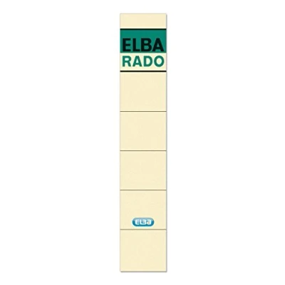 Afbeelding van Spine Label for Lever Arch Files 190 x 34 mm Buff Multicolor 10 pc(s) sheets