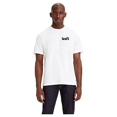 Afbeelding van Levi&#039;s Tshirt print, Heren, Maat: XS, Poster white