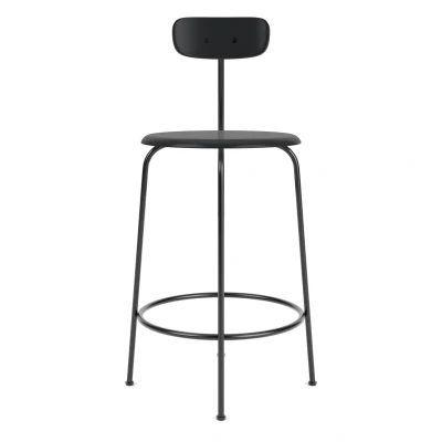 Afbeelding van Audo Copenhagen Afteroom Counter Barkruk H92 Zwart Essen