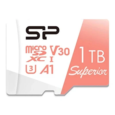 Afbeelding van SP Silicon Power 1TB Micro SD kaart U3 Nintendo Switch Compatibel, SDXC microsdxc Hoge snelheid MicroSD geheugenkaart met adapter