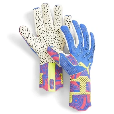 Afbeelding van Puma Future Ultimate Energy Ultra Blue Yellow Alert Keepershandschoenen Maat 10