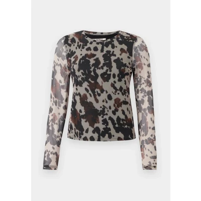 Afbeelding van ONLY ONLNOVA L/S MESH TOP Dames Blouses