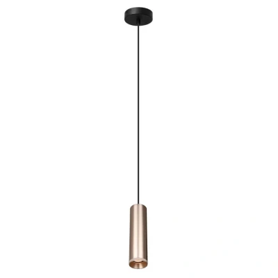 Afbeelding van Artdelight Milano Hanglamp Ø 6,6 X 175 Cm Rosé Champagne