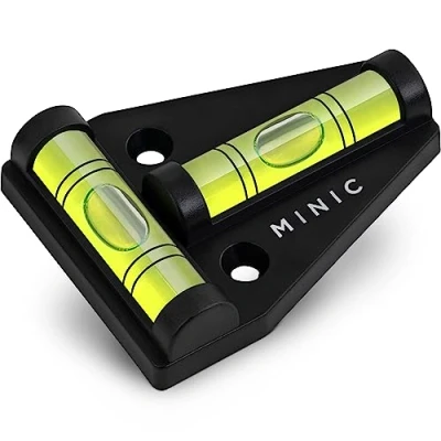 Afbeelding van MINIC magnetisch kruiswaterpas kreuz waterpas camper duurzaam en onbreekbaar nuttige accessoires sterke magneet autocamper kleine mini niveau