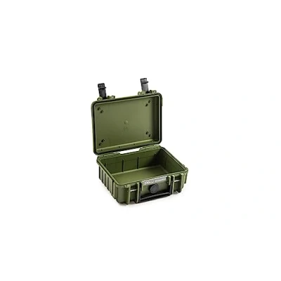 Afbeelding van B&amp;W International GmbH Transportkoffer Outdoor Type 500 bronsgroen waterdicht volgens IP67 certificering, stofdicht, onbreekbaar en onverwoestbaar, brons groen, Typ Innenmaß 20x14x8cm,