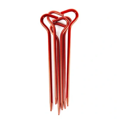 Afbeelding van Tatonka Tentharing/Tent Peg Basic 19 cm (6 stuks) tentharingen van aluminium in verpakking 6 rood
