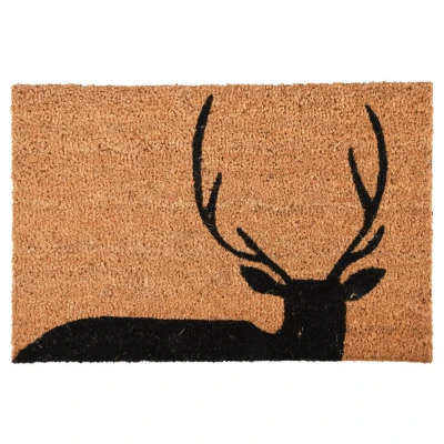 Afbeelding van Best for Boots Deurmat hert print kokosvezel 60 x 40 cm
