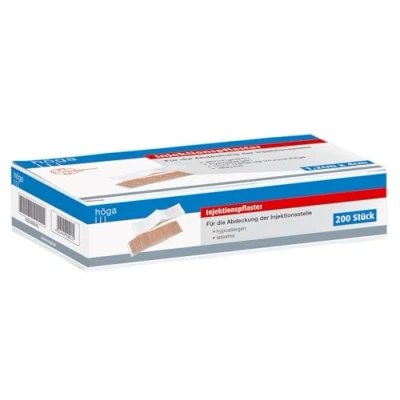 Afbeelding van Injectiepleister voor het afdekken van de injectieplaats 1,2 x 4 cm, huidskleur, 200 stuks