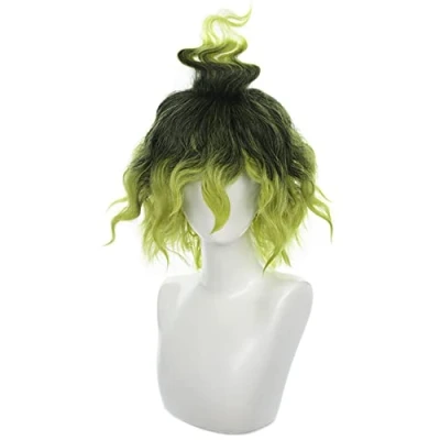 Afbeelding van HIROAKIYA Gyutaro Wig, Demon Slayer Kimetsu no Yaiba Cosplay Wig with Cap