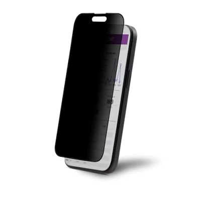 Afbeelding van StarTech.com 4 Way Privacy Filter voor iPhone 15 Pro Max, Portret/Landschap, Touch Enabled +/ 30 Graden, Gehard Beschermglas