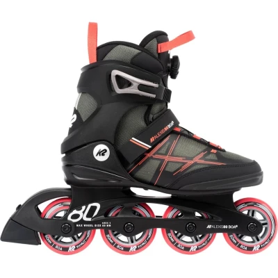 Afbeelding van K2 skates dames inline ALEXIS 80 BOA, grijs koraal, 30G0317.1.1.075
