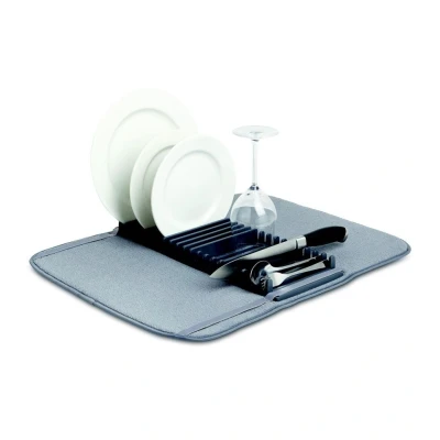 Afbeelding van Umbra Afdruipmat Udry Met Droogrek Grijs 61x47,5cm