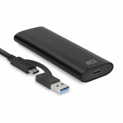 Afbeelding van ACT AC1615 USB C M.2 NVMe / PCIe SSD Behuizing 10Gbps Schroefloos Aluminium UASP