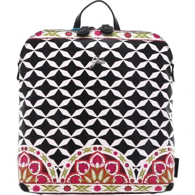 Afbeelding van Gabs Leren Vrije tijd Rugzak Brigitte TG Wallpaper + Ruga Backpack Optical Fiori Veelkleurig