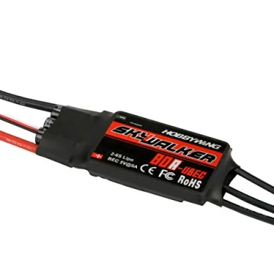 Afbeelding van 20A 30A 40A 50A 60A 80A Borstelloze Snelheidsregelaar ESC BEC (Borstelloze Speed Controller) voor Helikopter Quadcopter RC Vliegtuig