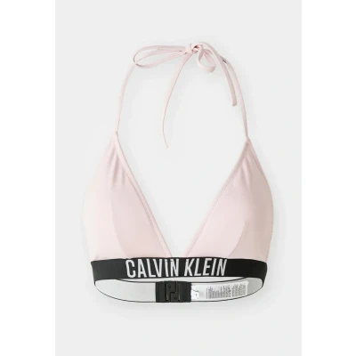 Afbeelding van Calvin Klein Swimwear Intense Power Triangle Bikinitop, Dames, Maat: XS, Sweet pink