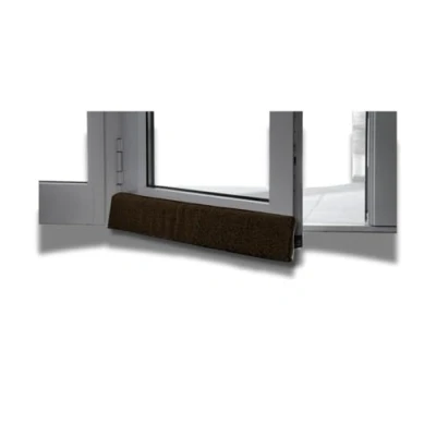 Afbeelding van K. &amp; N. Schurwolle 550 scheerwollen tochtstrip voor deuren 100 cm, bruin