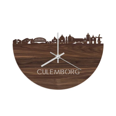 Afbeelding van Skyline Klok Culemborg Noten