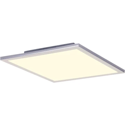 Afbeelding van Lindby LED paneel 1licht, aluminium H: 5.2 cm wit, zilver Inclusief lichtbron