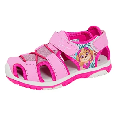 Afbeelding van Paw Patrol Skye kindersandalen, sportsandalen met gesloten kant, open zomerschoenen om te wandelen., Roze, 28 EU