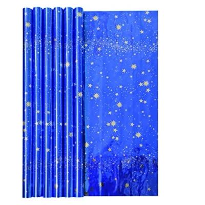 Afbeelding van Clairefontaine 278099C een rol papier, sterrenhemel, 1,50 x 0,70 m, 60 g, voor Kerstmis