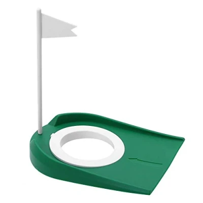 Afbeelding van VGEBY1 golf putting cup gat met vlag, wimpel en set kunststof verstelbare snijden voor training putter spullen
