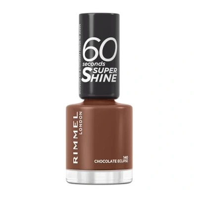 Afbeelding van Rimmel 60 Seconds Super Shine Nagellak 140 Chocolate Eclipse