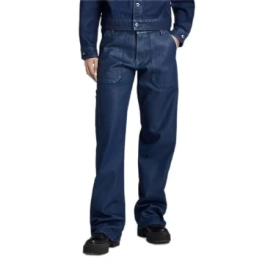 Afbeelding van G STAR Judee Carpenter Loose Jeans voor dames, Blauw (Luna Blue Cobler D23590 d436 g275), 26W / 30L
