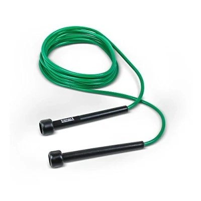 Afbeelding van TRENAS springtouw, voor volwassenen en kinderen, 3 meter, eenvoudig verstelbaar, Speed Rope, groen