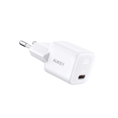 Afbeelding van Aukey USB C Power Delivery Mini Charger 20W wit PA B1 W
